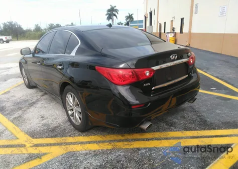 2015 Infiniti Q50 Premium from USA, damaged, VIN JN1BV7ARXFM410793